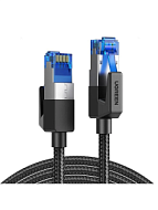 Кабель UGREEN NW153 (80431) 2м черный Cat8 CLASSⅠF/FTP Round Ethernet Cable With Braid