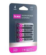 Батарейка Olmio AAA/LR03 04 (щелочные) 4шт