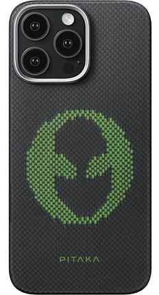 Чехол Pitaka KI1601AL для iPhone 16 Pro Alien Tactile Woven 6.9 кевлар