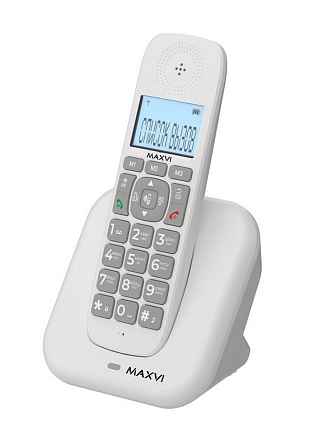 Радиотелефон Maxvi AM-02 white