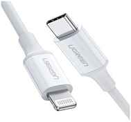 Кабель UGREEN US171 (10493) USB-C to Lightning Cable M/M Nickel Plating ABS Shell. Длина 1 м. белый