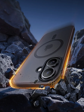 Чехол UGREEN CA246 (95693) для iPhone 17 Magnetic Protective Case прозрачный