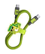 Кабель UGREEN L512 (45063GI) 1m Green USB-C на USB-C версия Genshin Impact 2.0 Male 5A Data Cable