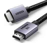 Кабель UGREEN HD171 (25911) HDMI 2.1 Male To Male 8K Cable. Длина: 3м. Цвет: серый