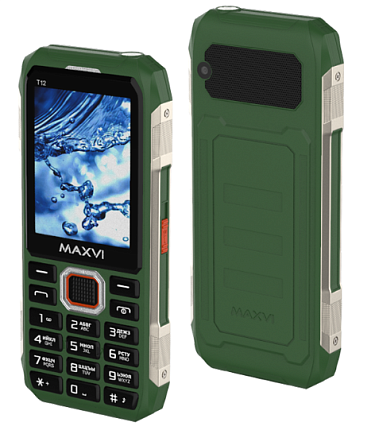 Мобильный телефон Maxvi T12 Green