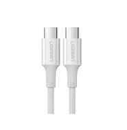Кабель UGREEN US300 1.5 m White Type-C Male to Type-C Male 2.0 ABS Shell 5A Current