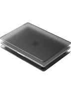 Чехол-накладка Satechi ST-MBAM2DR для Macbook Air M2 Eco Hardshell Case темный-прозрачный