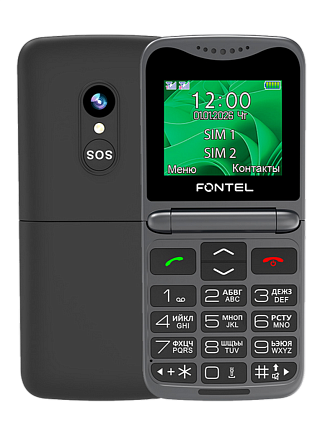 Мобильный телефон Fontel FL220, цвет черный