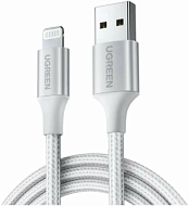 Кабель UGREEN US199 (60163) 2 м серебристый USB-A to Lightning